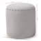 Baxton Studio Rosine Modern Light Grey Upholstered Nail Trim Ottoman 143-8143 - alternate 2